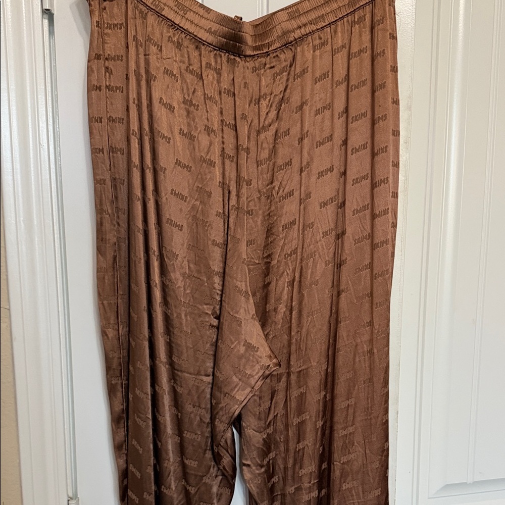 SKIMS Brown Pajama Pants